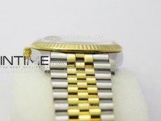 DateJust 36 SS 116231 VSF 1:1 Best Edition 904L Steel Gold Stick Dial on Jubilee Bracelet VS3235