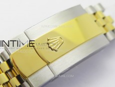 DateJust 36 SS 116231 VSF 1:1 Best Edition 904L Steel Gold Stick Dial on Jubilee Bracelet VS3235