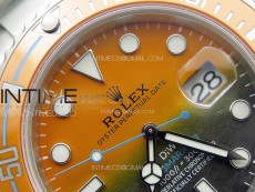 Submariner DIW Sandblasted VSF 1:1 Best Edition Orange Ceramic Bezel Orange/Black Dial on SS Bracelet VS3135