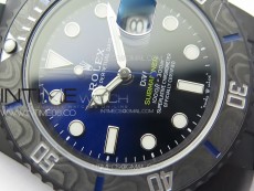 Submariner DIW DLC Sandblasted VSF 1:1 Best Edition Black/Blue Dial on DLC Bracelet VS3135