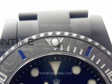 Submariner DIW DLC Sandblasted VSF 1:1 Best Edition Black/Blue Dial on DLC Bracelet VS3135