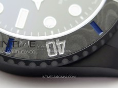 Submariner DIW DLC Sandblasted VSF 1:1 Best Edition Black/Blue Dial on DLC Bracelet VS3135