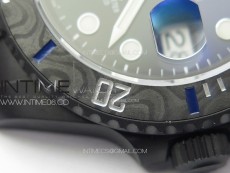Submariner DIW DLC Sandblasted VSF 1:1 Best Edition Black/Blue Dial on DLC Bracelet VS3135