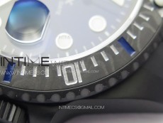 Submariner DIW DLC Sandblasted VSF 1:1 Best Edition Black/Blue Dial on DLC Bracelet VS3135