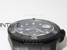 Submariner DIW DLC Sandblasted VSF 1:1 Best Edition Black/Blue Dial on DLC Bracelet VS3135