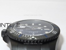 Submariner DIW DLC Sandblasted VSF 1:1 Best Edition Black/Blue Dial on DLC Bracelet VS3135