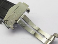 Constellation 41mm YG/Black Ceramic Bezel VSF 1:1 Best Edition Silver Dial on Black Gummy Strap A8900