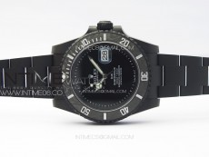 Submariner DIW DLC Sandblasted VSF 1:1 Best Edition Black Dial on DLC Bracelet VS3135