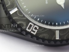 Submariner DIW DLC Sandblasted VSF 1:1 Best Edition Black Dial on DLC Bracelet VS3135
