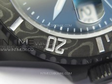 Submariner DIW DLC Sandblasted VSF 1:1 Best Edition Black Dial on DLC Bracelet VS3135