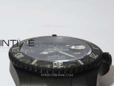 Submariner DIW DLC Sandblasted VSF 1:1 Best Edition Black Dial on DLC Bracelet VS3135