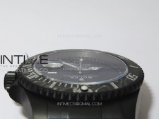 Submariner DIW DLC Sandblasted VSF 1:1 Best Edition Black Dial on DLC Bracelet VS3135