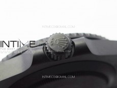 Submariner DIW DLC Sandblasted VSF 1:1 Best Edition Black Dial on DLC Bracelet VS3135