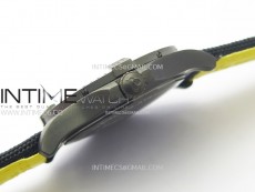 AVENGER V32395 45mm Ti DLC 1:1 Best Edition Yellow Dial on Nylon Strap A2824