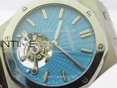 Royal Oak SIHH SS Tourbillon R8F Tiffany Blue Dial on SS Bracelet A2924