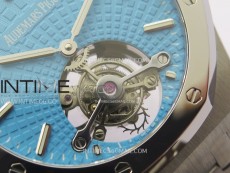 Royal Oak SIHH SS Tourbillon R8F Tiffany Blue Dial on SS Bracelet A2924