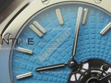 Royal Oak SIHH SS Tourbillon R8F Tiffany Blue Dial on Black Rubber Strap A2924
