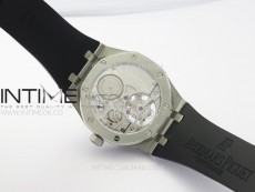 Royal Oak SIHH SS Tourbillon R8F Tiffany Blue Dial on Black Rubber Strap A2924