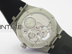 Royal Oak SIHH SS Tourbillon R8F Tiffany Blue Dial on Black Rubber Strap A2924