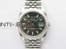 DateJust 41 126334 904L Steel NTF 1:1 Best Edition Green Fluted Dial on Jubilee Bracelet VR3235