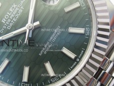 DateJust 41 126334 904L Steel NTF 1:1 Best Edition Green Fluted Dial on Jubilee Bracelet VR3235