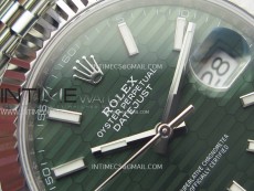 DateJust 41 126334 904L Steel NTF 1:1 Best Edition Green Fluted Dial on Jubilee Bracelet VR3235