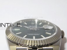 DateJust 41 126334 904L Steel NTF 1:1 Best Edition Green Fluted Dial on Jubilee Bracelet VR3235