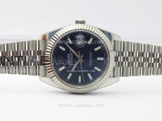 DateJust 41 126334 904L Steel NTF 1:1 Best Edition Blue Fluted Dial on Jubilee Bracelet VR3235