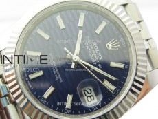 DateJust 41 126334 904L Steel NTF 1:1 Best Edition Blue Fluted Dial on Jubilee Bracelet VR3235