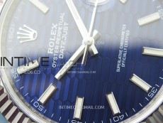 DateJust 41 126334 904L Steel NTF 1:1 Best Edition Blue Fluted Dial on Jubilee Bracelet VR3235