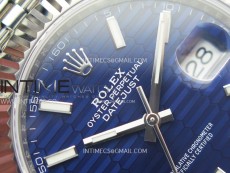 DateJust 41 126334 904L Steel NTF 1:1 Best Edition Blue Fluted Dial on Jubilee Bracelet VR3235