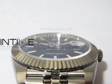 DateJust 41 126334 904L Steel NTF 1:1 Best Edition Blue Fluted Dial on Jubilee Bracelet VR3235