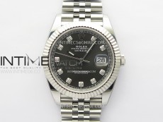 DateJust 41 126334 904L Steel NTF 1:1 Best Edition Gray Dial Crystals Makers on Jubilee Bracelet VR3235
