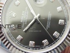 DateJust 41 126334 904L Steel NTF 1:1 Best Edition Gray Dial Crystals Makers on Jubilee Bracelet VR3235