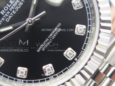 DateJust 41 126334 904L Steel NTF 1:1 Best Edition Black Dial Crystals Makers on Jubilee Bracelet VR3235