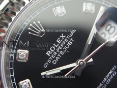 DateJust 41 126334 904L Steel NTF 1:1 Best Edition Black Dial Crystals Makers on Jubilee Bracelet VR3235