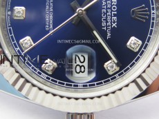 DateJust 41 126334 904L Steel NTF 1:1 Best Edition Blue Dial Crystals Makers on Jubilee Bracelet VR3235