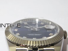 DateJust 41 126334 904L Steel NTF 1:1 Best Edition Blue Dial Crystals Makers on Jubilee Bracelet VR3235