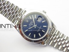 DateJust 41 126334 904L SS VSF 1:1 Best Edition Blue Fluted Dial on Jubilee Bracelet VS3235