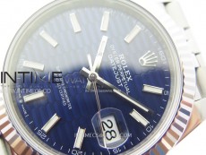 DateJust 41 126334 904L SS VSF 1:1 Best Edition Blue Fluted Dial on Jubilee Bracelet VS3235