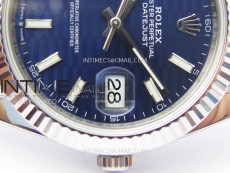 DateJust 41 126334 904L SS VSF 1:1 Best Edition Blue Fluted Dial on Jubilee Bracelet VS3235
