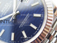 DateJust 41 126334 904L SS VSF 1:1 Best Edition Blue Fluted Dial on Jubilee Bracelet VS3235