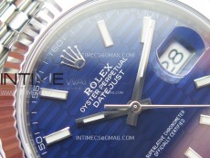 DateJust 41 126334 904L SS VSF 1:1 Best Edition Blue Fluted Dial on Jubilee Bracelet VS3235