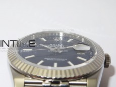 DateJust 41 126334 904L SS VSF 1:1 Best Edition Blue Fluted Dial on Jubilee Bracelet VS3235