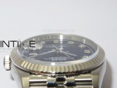 DateJust 36 SS 116234 VSF 1:1 Best Edition 904L Steel Blue Dial Diamonds Markers on Jubilee Bracelet VS3235