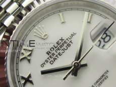 DateJust 36 SS 116234 VSF 1:1 Best Edition 904L Steel White Dial Roman Markers on Jubilee Bracelet VS3235