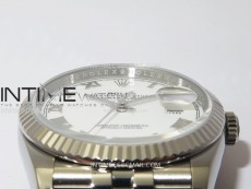 DateJust 36 SS 116234 VSF 1:1 Best Edition 904L Steel White Dial Roman Markers on Jubilee Bracelet VS3235