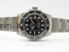 Submariner 41mm 124060 No Date 904L Steel VSF 1:1 Best Edition Black Dial VS3235