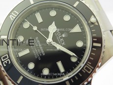 Submariner 41mm 124060 No Date 904L Steel VSF 1:1 Best Edition Black Dial VS3235