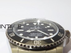 Submariner 41mm 124060 No Date 904L Steel VSF 1:1 Best Edition Black Dial VS3235